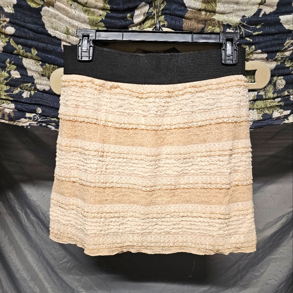 Free People Dresses & Skirts - Free People Cream Gauzy Bandage Skirt sz S